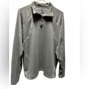 Starter, pullover , dri-star, gray , size large